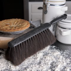 3638003 Counter Brush With Horsehair Bristles 9" - Black