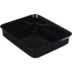 882103 Rectangular Crock 10 lb 12-1/8" x 10-5/32" - Black