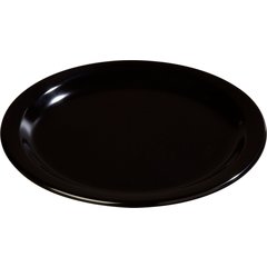4350103 Dallas Ware® Melamine Dinner Plate 9" - Black