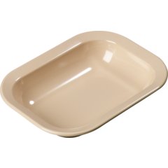 4374525 Melamine Rectangle Baker Server 28 oz. - Tan