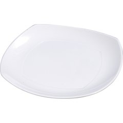 4330402 Melamine Upturned Corner Square Plate 11.5" - White