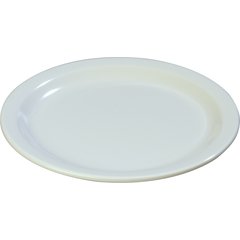 4350102 Dallas Ware® Melamine Dinner Plate 9" - White
