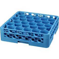 RW3014 OptiClean™ NeWave™ Glass Rack with Integrated Extender 30 Compartment - Carlisle Blue