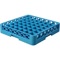 RG4914 OptiClean™ 49-Compartment Divided Glass Rack 3.25 - Carlisle Blue