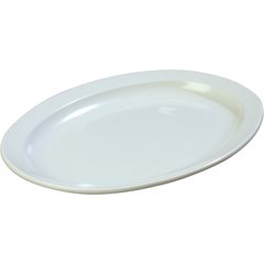KL12602 Kingline™ Melamine Oval Platter Tray 13.5" x 9.75" - White