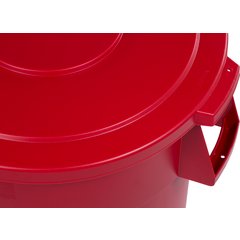 34104405 Bronco™ Round Waste Bin Trash Container 44 Gallon - Red