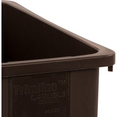 34202369 TrimLine™ Rectangle Waste Container 23 Gallon - Dark Brown