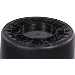 34105503 Bronco™ Round Waste Bin Trash Container 55 Gallon - Black