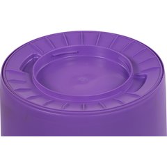 34103289 Bronco™ Round Waste Bin Trash Container 32 Gallon - Purple