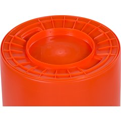34104424 Bronco™ Round Waste Bin Trash Container 44 Gallon - Orange