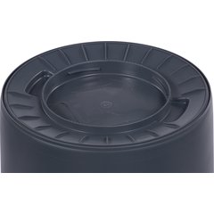 34103223 Bronco™ Round Waste Bin Trash Container 32 Gallon - Gray