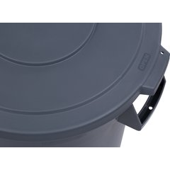 34103223 Bronco™ Round Waste Bin Trash Container 32 Gallon - Gray