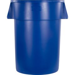 34104414 Bronco™ Round Waste Bin Trash Container 44 Gallon - Blue