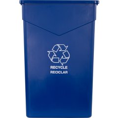 342023REC14 TrimLine™ Rectangle RECYCLE Waste Container 23 Gallon - Blue