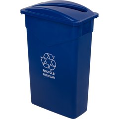 342023REC14 TrimLine™ Rectangle RECYCLE Waste Container 23 Gallon - Blue