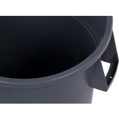 34104423 Bronco™ Round Waste Bin Trash Container 44 Gallon - Gray
