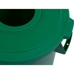 34103209 Bronco™ Round Waste Bin Trash Container 32 Gallon - Green