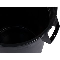 34103203 Bronco™ Round Waste Bin Trash Container 32 Gallon - Black