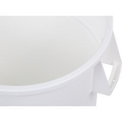 34104402 Bronco™ Round Waste Bin Trash Container 44 Gallon - White