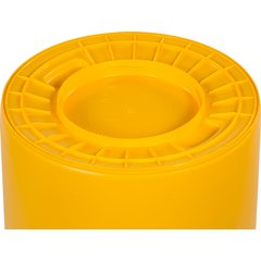 34104404 Bronco™ Round Waste Bin Trash Container 44 Gallon - Yellow