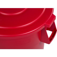 34105505 Bronco™ Round Waste Bin Trash Container 55 Gallon - Red