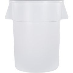 34105502 Bronco™ Round Waste Bin Trash Container 55 Gallon - White
