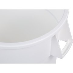 34105502 Bronco™ Round Waste Bin Trash Container 55 Gallon - White
