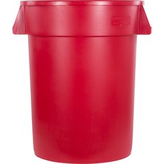 34103205 Bronco™ Round Waste Bin Trash Container 32 Gallon - Red