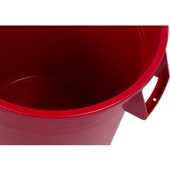 34103205 Bronco™ Round Waste Bin Trash Container 32 Gallon - Red
