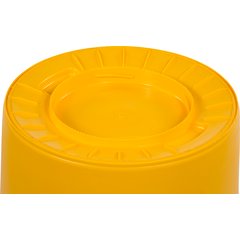 34103204 Bronco™ Round Waste Bin Trash Container 32 Gallon - Yellow