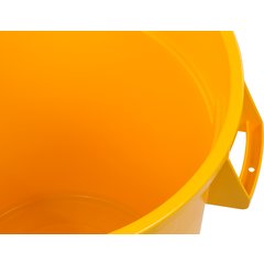 34103204 Bronco™ Round Waste Bin Trash Container 32 Gallon - Yellow