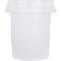 34103202 Bronco™ Round Waste Bin Trash Container 32 Gallon - White