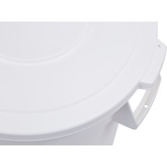 34103202 Bronco™ Round Waste Bin Trash Container 32 Gallon - White