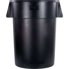 34104403 Bronco™ Round Waste Bin Trash Container 44 Gallon - Black