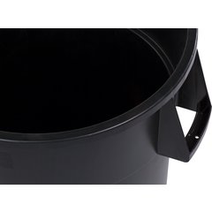 34104403 Bronco™ Round Waste Bin Trash Container 44 Gallon - Black