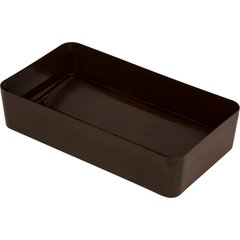 34202469 TrimLine™ Rectangle Swing Top Waste Container Trash Can Lid 15 and 23 Gallon - Dark Brown