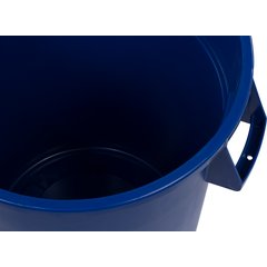 34103214 Bronco™ Round Waste Bin Trash Container 32 Gallon - Blue