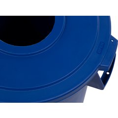 34103214 Bronco™ Round Waste Bin Trash Container 32 Gallon - Blue