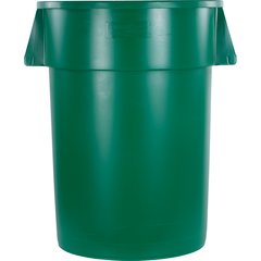 34104409 Bronco™ Round Waste Bin Trash Container 44 Gallon - Green