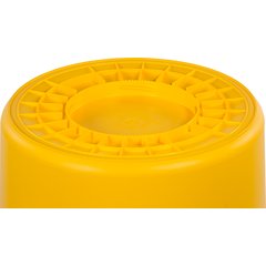 34105504 Bronco™ Round Waste Bin Trash Container 55 Gallon - Yellow