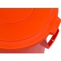 34103224 Bronco™ Round Waste Bin Trash Container 32 Gallon - Orange