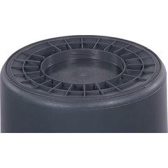 34105523 Bronco™ Round Waste Bin Trash Container 55 Gallon - Gray