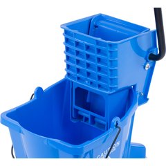 3690814 Commercial Mop Bucket with Side-Press Wringer 26 Quart - Blue