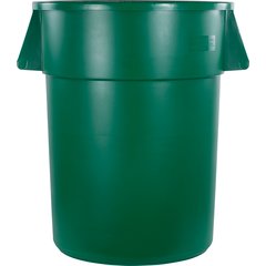 34105509 Bronco™ Round Waste Bin Trash Container 55 Gallon - Green