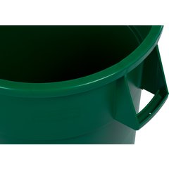 34105509 Bronco™ Round Waste Bin Trash Container 55 Gallon - Green