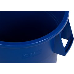 34105514 Bronco™ Round Waste Bin Trash Container 55 Gallon - Blue