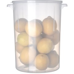 080530 Polypropylene Bain Marie Food Storage Container 8 qt - Translucent