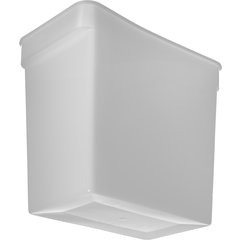 162902 StorPlus™ Polyethylene Space Saver Food Storage Container 18 qt - White