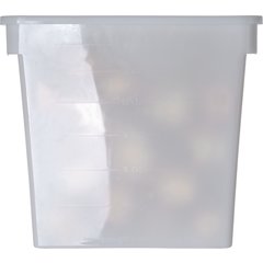 162902 StorPlus™ Polyethylene Space Saver Food Storage Container 18 qt - White