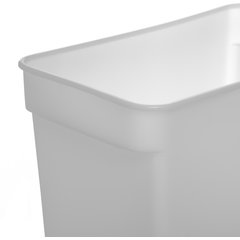 162902 StorPlus™ Polyethylene Space Saver Food Storage Container 18 qt - White
